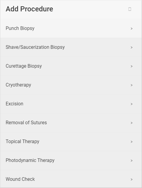 2. Procedure form