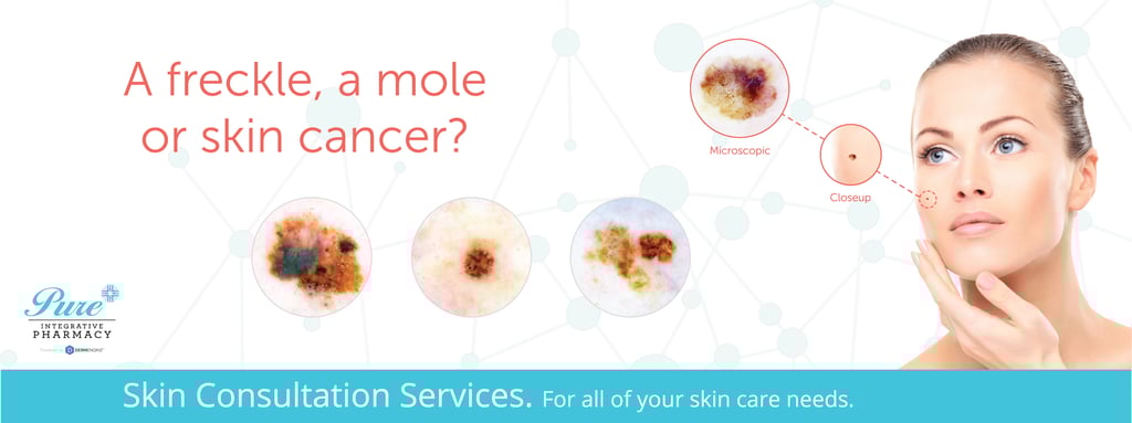 Pure Pharmacy Skin Cancer Screeniong Banner Dermoscopic Image Pure Pharmacy Skin Cancer Screeniong Banner Dermoscopic Image