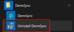 BP-dermsync-uninstall